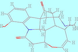 Vomicine - click for 3D structure