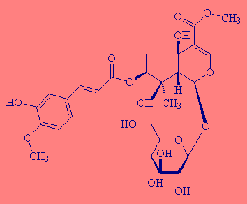 Structure of durantaerectoside A - click for 3D structure