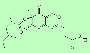 Lunatoic acid - click for 3D structure