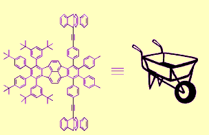 Wheelbarrow molecule