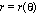 r = r(theta)