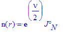 n(r) = exp(1/2*nu)*`J�`[N]